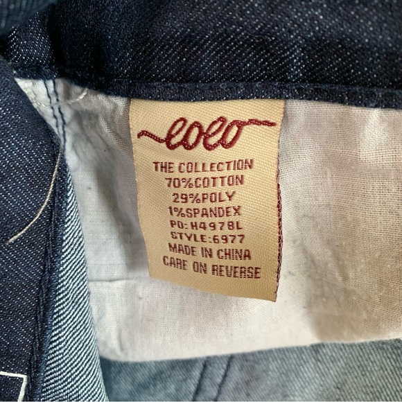 Lolo Denim Design Cargo Style Denim Shorts - Picture 4 of 5